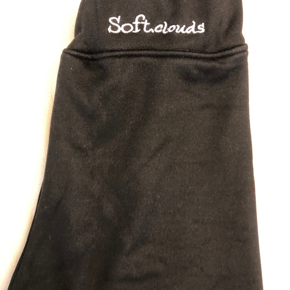 New black Soft clouds Fleece Leggings sz S